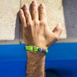 Braccialetto Maritimes in corda da vela, fatto a mano, per uomo, con chiusura a moschettone in acciaio inox 4mm CNB #5108 - immagine 3