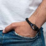 Braccialetto marittimo in corda da vela, fatto a mano, per donne e uomini, con chiusura in acciaio inox a moschettone da 4 mm CNB #704 - immagine 3