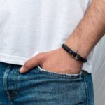 Braccialetto marittimo in corda da vela, fatto a mano, per donna e uomo, con chiusura a moschettone in acciaio inox 3mm CNB#862 - immagine 4