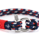 Braccialetto marittimo in corda da vela, fatto a mano, per donna e uomo, con chiusura a moschettone in acciaio inox 3mm CNB#0800 - immagine 2